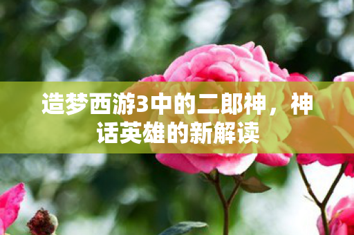 造梦西游3中的二郎神图片