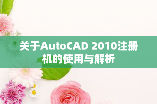关于AutoCAD 2010注册机的使用与解析图片