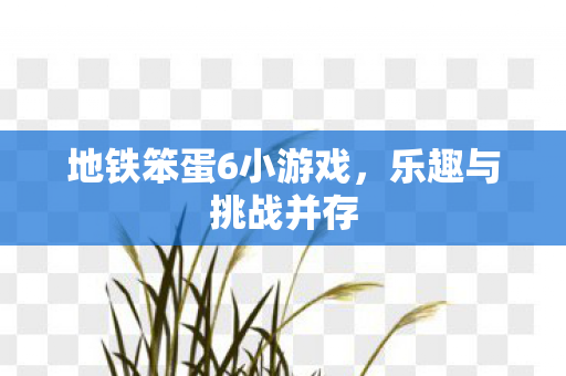 地铁笨蛋6小游戏图片