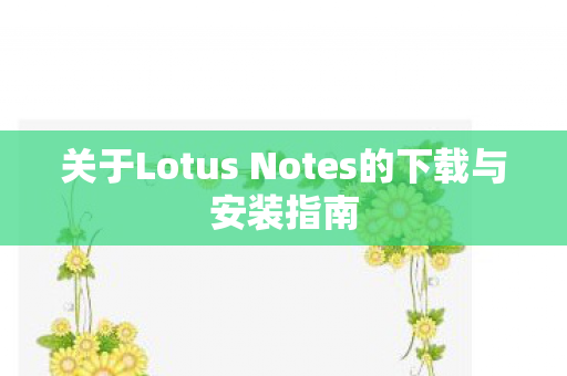 关于Lotus Notes的下载与安装指南图片