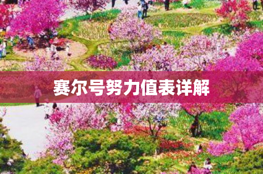 赛尔号努力值表详解图片