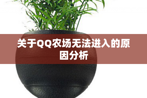 关于QQ农场无法进入的原因分析图片