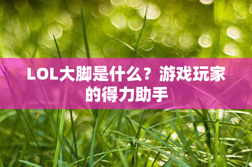 游戏玩家的得力助手图片