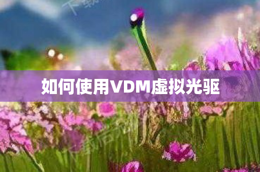 如何使用VDM虚拟光驱图片
