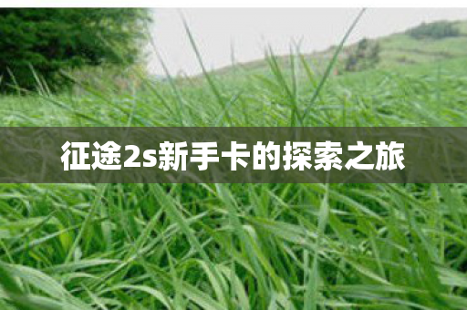 征途2s新手卡的探索之旅图片