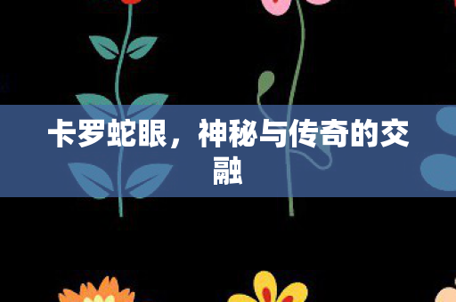 神秘与传奇的交融图片