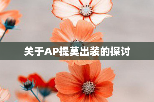 关于AP提莫出装的探讨图片