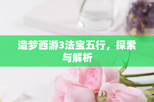 造梦西游3法宝五行图片