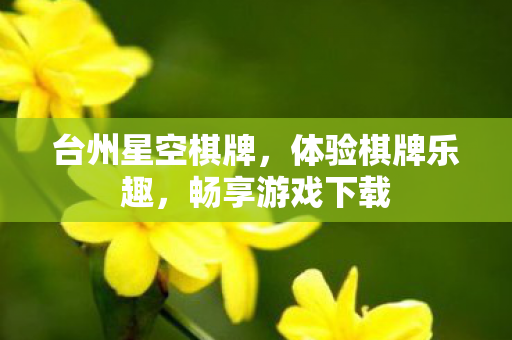 台州星空棋牌图片