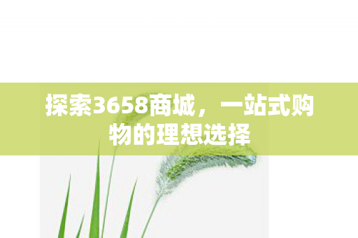 一站式购物的理想选择图片