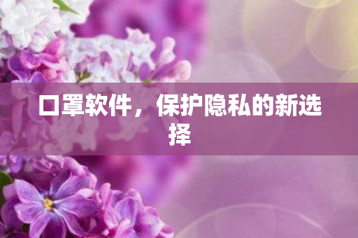 保护隐私的新选择图片