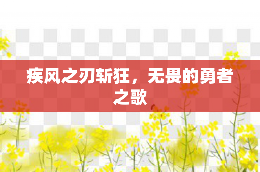 无畏的勇者之歌图片