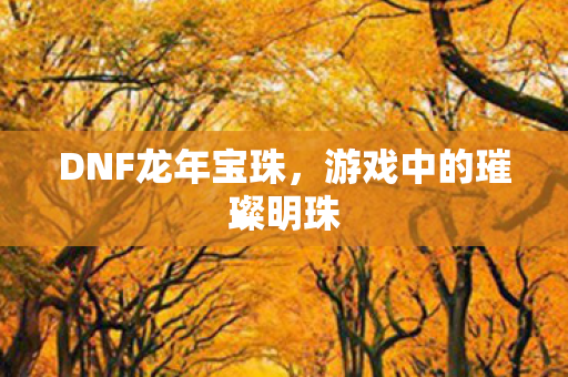 游戏中的璀璨明珠图片
