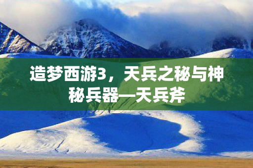 天兵之秘与神秘兵器图片
