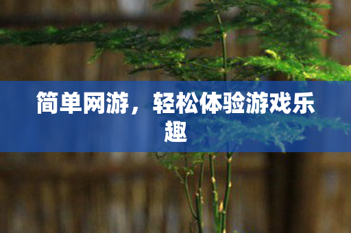 轻松体验游戏乐趣图片