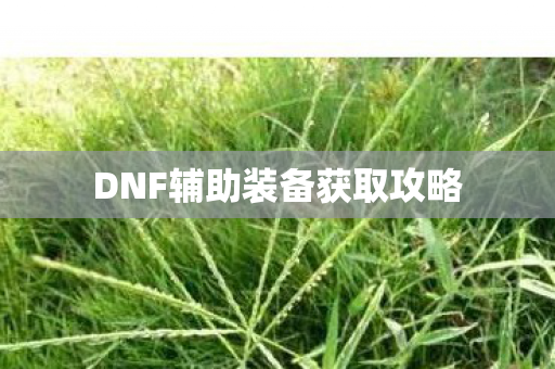 DNF辅助装备获取攻略图片