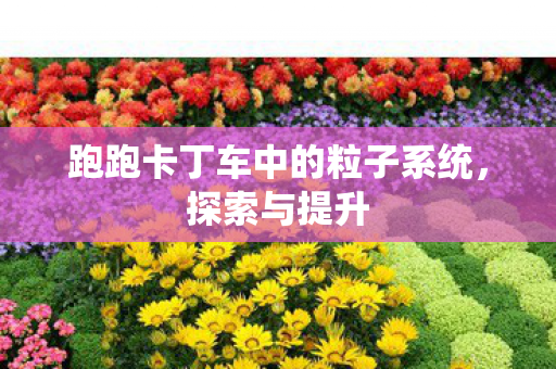 跑跑卡丁车中的粒子系统图片