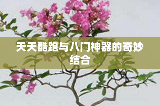 天天酷跑与八门神器的奇妙结合图片