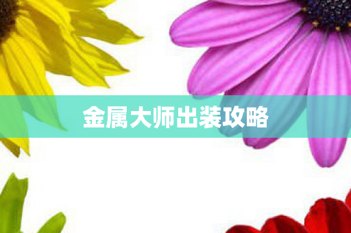 金属大师出装攻略图片