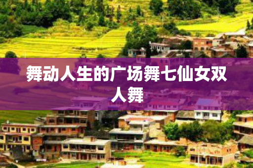 舞动人生的广场舞七仙女双人舞图片