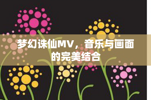 音乐与画面的完美结合图片