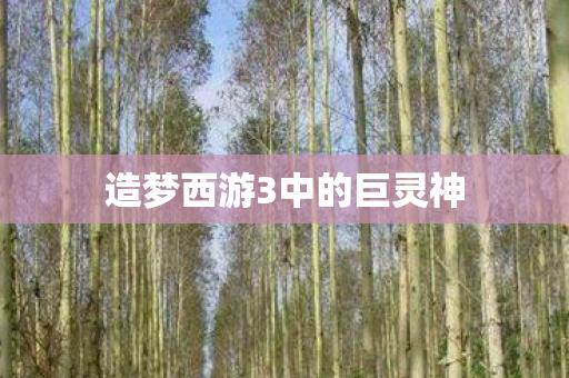 造梦西游3中的巨灵神图片