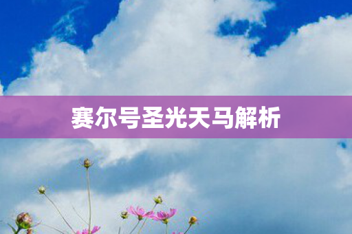 赛尔号圣光天马解析图片