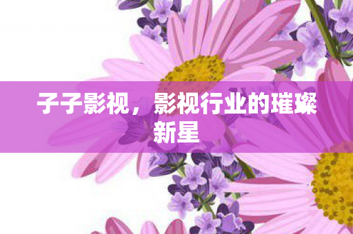 影视行业的璀璨新星图片