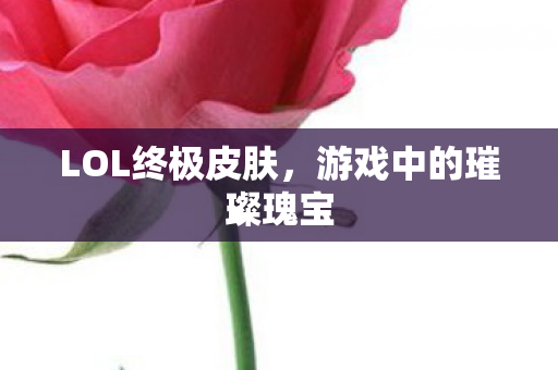 游戏中的璀璨瑰宝图片