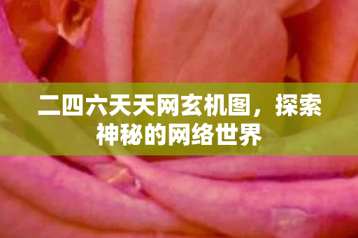 二四六天天网玄机图图片