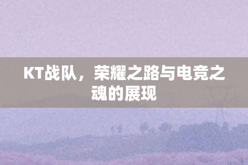 荣耀之路与电竞之魂的展现图片