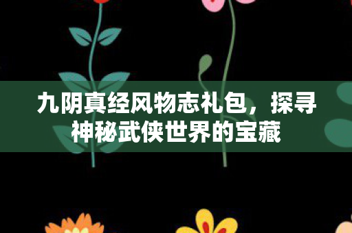 探寻神秘武侠世界的宝藏图片