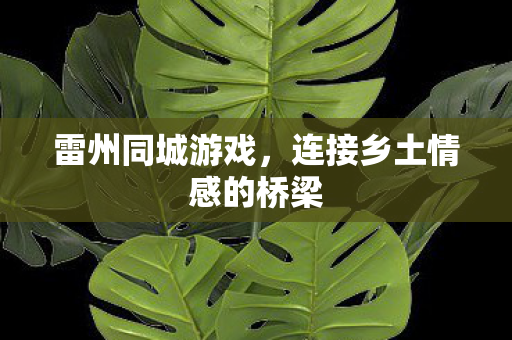 连接乡土情感的桥梁图片