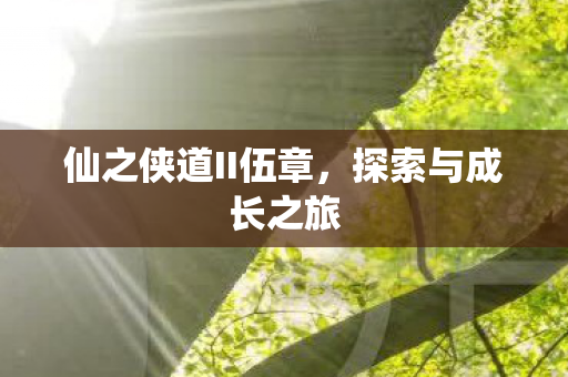 仙之侠道II伍章图片