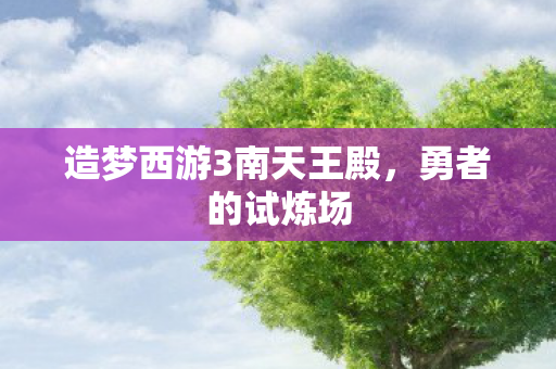 造梦西游3南天王殿图片