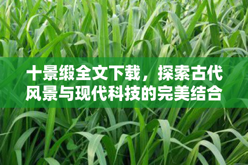 探索古代风景与现代科技的完美结合图片