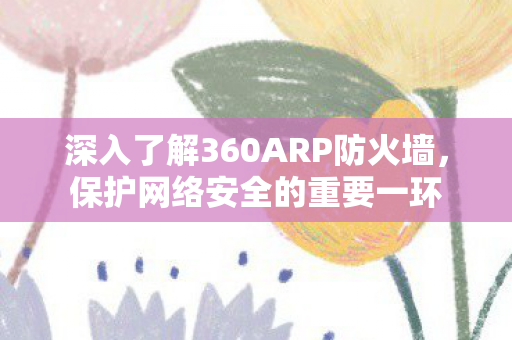 深入了解360ARP防火墙图片