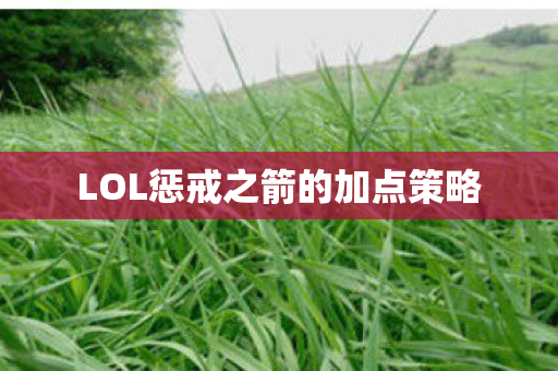 LOL惩戒之箭的加点策略图片