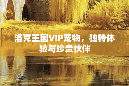 洛克王国VIP宠物图片