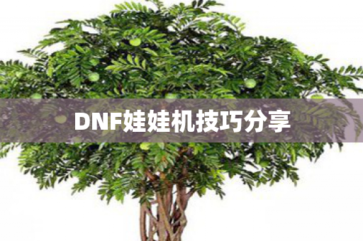 DNF娃娃机技巧分享图片
