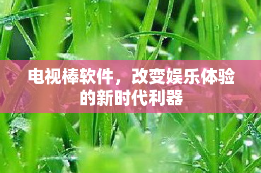 改变娱乐体验的新时代利器图片