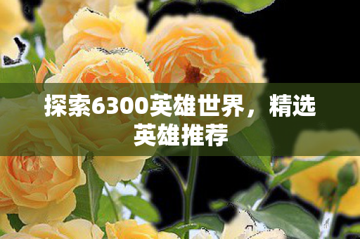 探索6300英雄世界图片