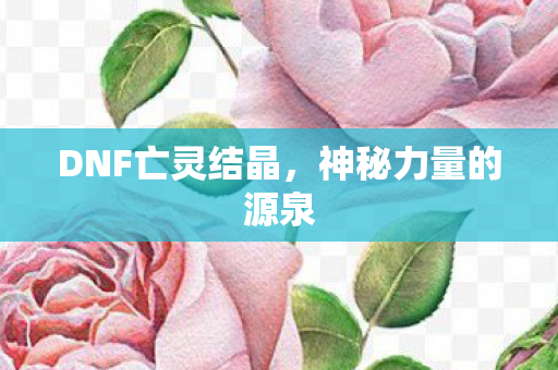 DNF亡灵结晶图片