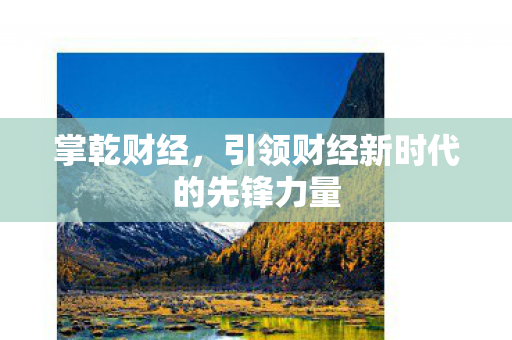 引领财经新时代的先锋力量图片