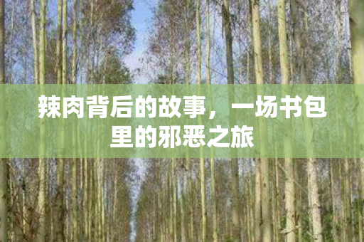 一场书包里的邪恶之旅图片
