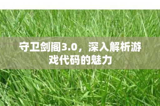 深入解析游戏代码的魅力图片