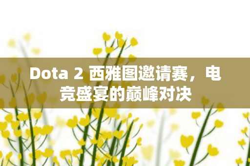 Dota 2 西雅图邀请赛图片