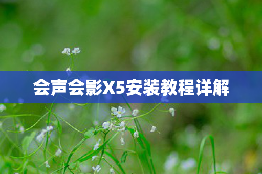 会声会影X5安装教程详解图片