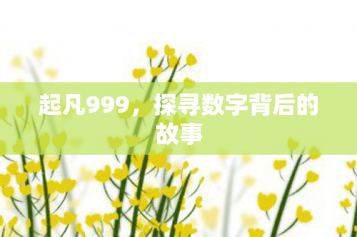 探寻数字背后的故事图片