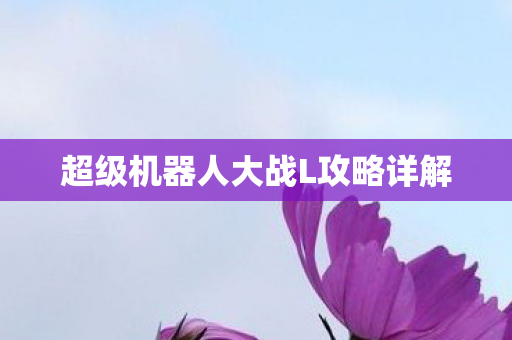 超级机器人大战L攻略详解图片